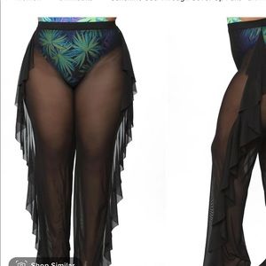 NWT Fashion Nova See Thru Cover Up Pants